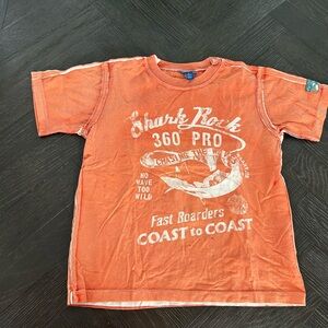 Naartjie Orange Shark Rock Tee